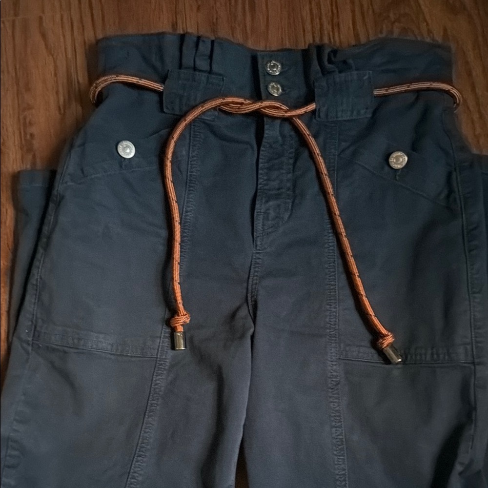 Veronica Beard Karter Straight Leg High Rise Pants